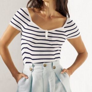 Anthropologie- Maeve Sweetheart Top *NWT